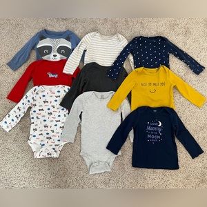 9 Baby boys shirts - 18 months